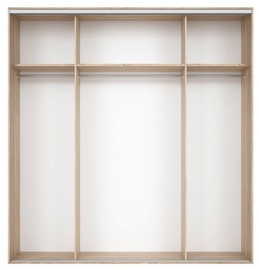 Black Red White Wardrobe Frame Nadir 230 Sonoma Oak