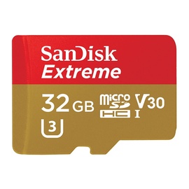 Карта памяти SanDisk Extreme 32GB microSDHC UHS-I U3