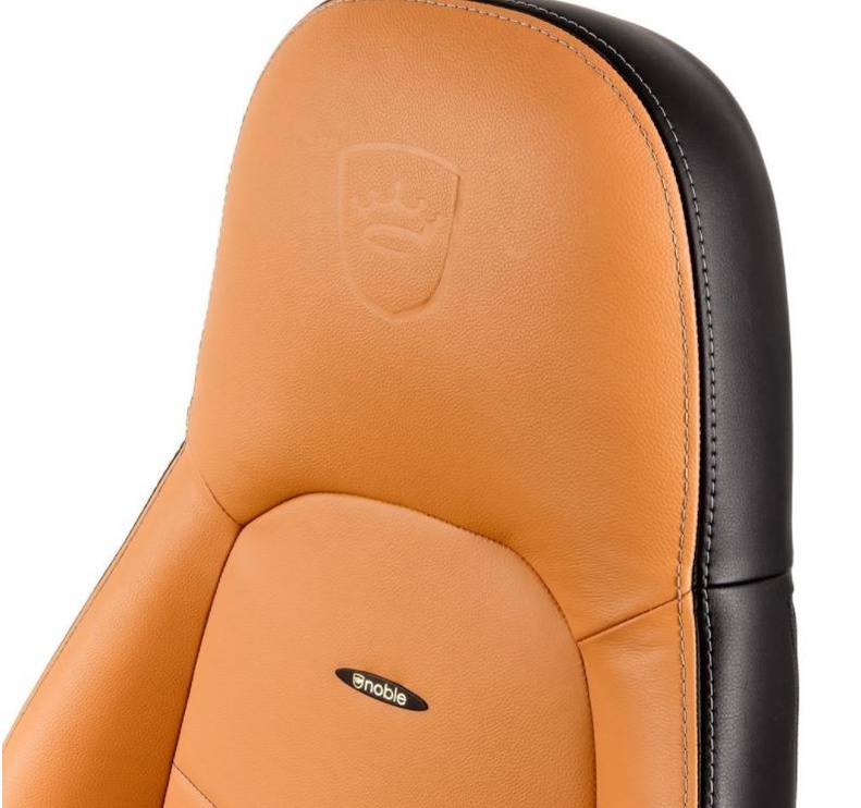 Игровое кресло Noblechairs Epic Echtleder, коричневый/черный