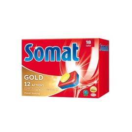 Indaplovių tabletės Somat Gold, 18 vnt.