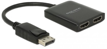 Adapter Delock DisplayPort / HDMI x2 / Micro USB Micro USB female, HDMI 19 pin female x2 / Displayport 20 pin male, 0.25 m, must