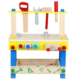 Funikids Wooden Toys Tool Stand 48pcs