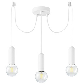 Leuchten Direkt Turn Me Ceiling Lamp 3x60W E27 White