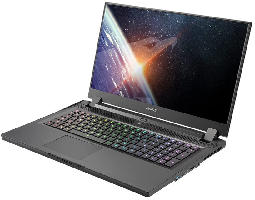 Sülearvuti Gigabyte Aorus 17G XD, Intel® Core™ i7-11800H, 32 GB, 512 GB, 17.3 ", Nvidia GeForce RTX 3070 Max-Q, must/hall