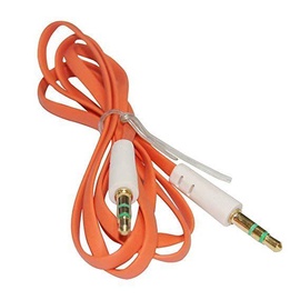 Mocco Flat Premium 3.5mm To 3.5mm AUX Cable 90cm Orange