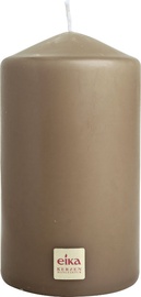 Eika Pillar Candle 14x8cm Light Brown