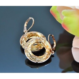 Vincento Earrings With Swarovski Elements Cosmic Ring VE-2483