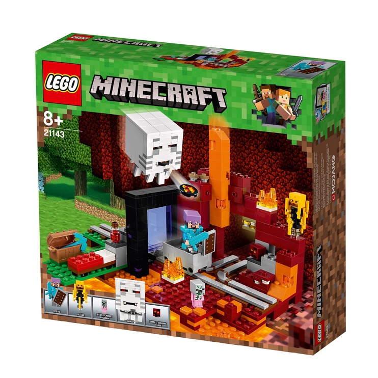 Konstruktor LEGO Minecraft Netheri portaal 21143, 470 tk