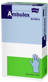 Cimdi Matopat Ambulex Nitryl, bez talka, M, 100 gab.