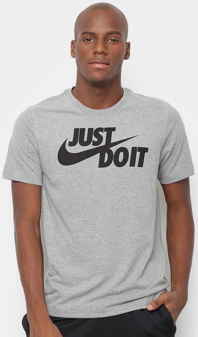 grey just do it shirt