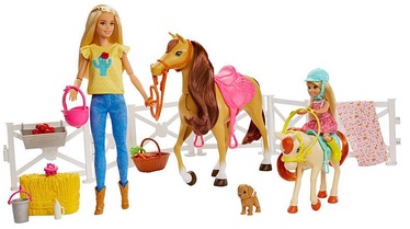 Mattel Barbie Dolls With Horses & Accessories FXH15