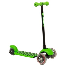 YVolution Y Glider Deluxe Scooter Green Black/Green