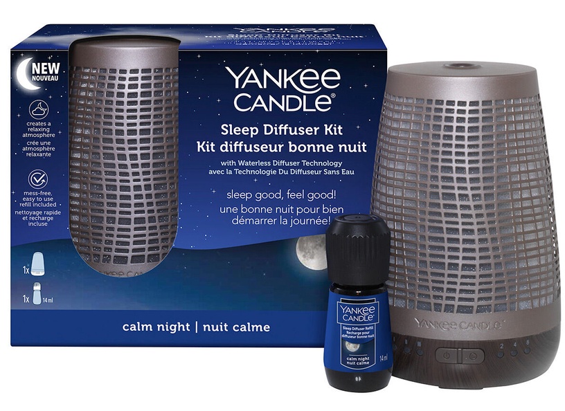 Õhuvärskendaja Yankee Candle Night Sleep Diffuser Freshener Plus Oil