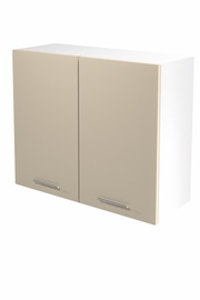 Кухонный шкаф Vento, белый/песочный, 800 мм x 300 мм x 720 мм