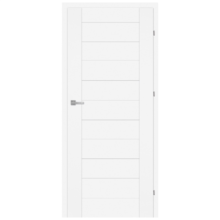 Полотно межкомнатной двери Classen Lora M1, правосторонняя, белый, 203.5 x 84.4 x 4 см
