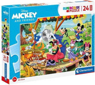 Pusle Clementoni SupeColor Mickey And Friends Maxi, 24 tk