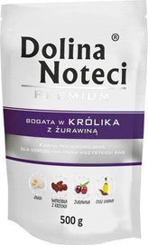 Mitrā barība (konservi) suņiem Dolina Noteci & Piper Premium, truša gaļa, 0.5 kg