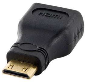 4World Adapter Mini HDMI typ C to HDMI Black