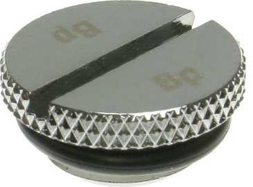 Bitspower G1/4" Silver Shining Low-Profile Stop Fitting