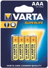 Varta Superlife Batteries 4x AAA