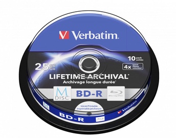 Andmekandja Verbatim, 25 GB, 10tk