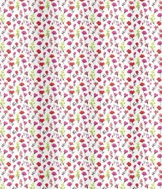 Spirella Mille Fleurs Shower Curtain 180x200cm Pink