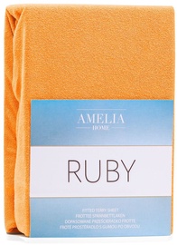 AmeliaHome Ruby Frote Bedsheet 200-220x200 Orange 50