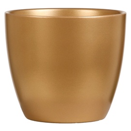 Цветочный горшок Scheurich Gold 29422, керамика, Ø 14 см, золотой