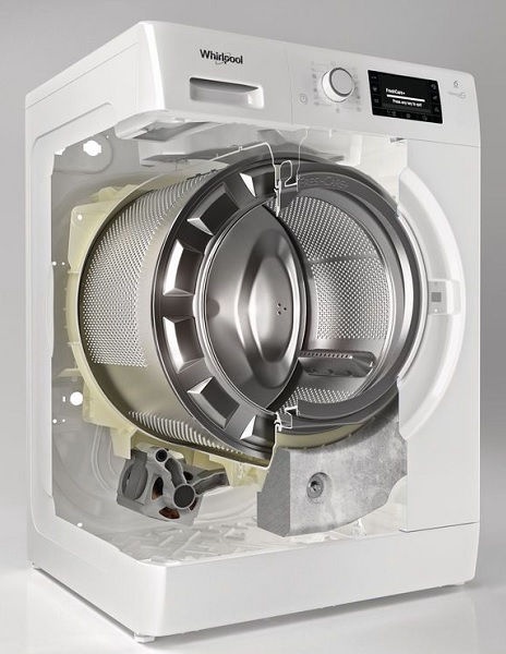 Veļas mašīna Whirlpool FWG71484W EU, 7 kg, balta