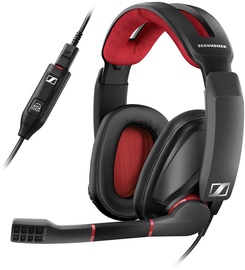 Ausinės Sennheiser GSP 350 Gaming Headset Black/Red