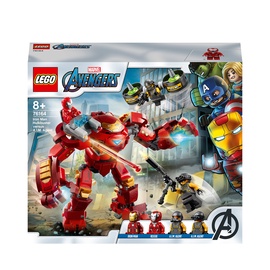 Konstruktors LEGO® Super Heroes Marvel Iron Man: Hulkbuster pret A.I.M. aģentu 76164 