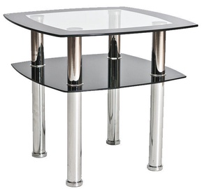 Kafijas galdiņš Signal Meble Rava D Transparent, 600x600x550 mm