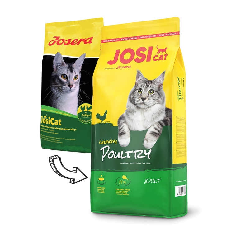 Сухой корм для кошек Josera JosiCat Crunchy Poultry, мясо птицы, 18 кг