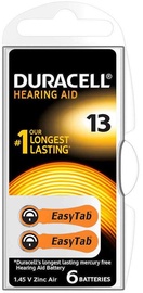 Duracell Activeair DA13 Hearing Aid Battery 6x