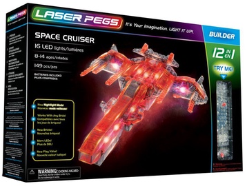 Laser Pegs 12 In 1 Space Cruiser