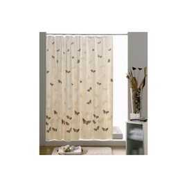 Штора для ванной Gedy Butterfly 7124057830, бежевый, 2000 мм x 2400 мм