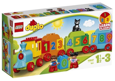 Konstruktors LEGO Duplo Ciparu vilciens 10847, 23 gab.