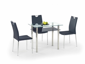 Valgomojo stalas Lester 90, juoda