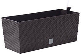 Puķu pods Prosperplast, pelēka, 320 mm x 800 mm