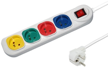 Esperanza Power Strip Rainbow 4 ELK103