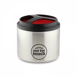 Grunwerg Pioneer Vacuum Insulated Lunch Box 1l Black/Red
