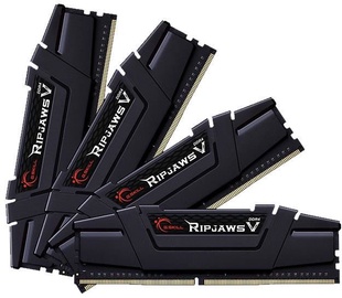 G.SKILL RipjawsV 32GB 3600MHz CL16 DDR4 KIT OF 4 F4-3600C16Q-32GVKC Black