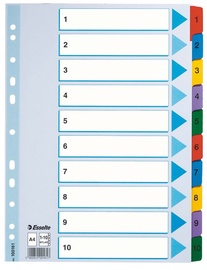 Esselte Document Divider Book 10 Numbers