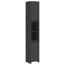 Шкаф для ванной VLX 802671, серый, 30 x 30 см x 183.5 см