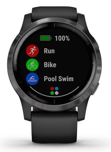 Garmin Vivoactive 4 45mm Black - Senukai.lt