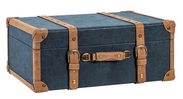Home4you Oswald Trunk XL 74x50x30cm Blue