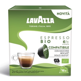 KAF.KAPSULAS LAVAZZA ESPRESSO BIO 128 G