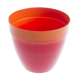 PODS PUĶU TOUCH 16CM SARKAN-ORANŽĀ KRĀSĀ (PLASTICOTTO)