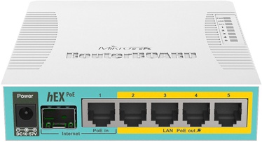 Maršrutizatorius MikroTik RB960PGS hEX PoE, balta