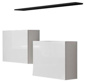 ASM Switch SB I Hanging Cabinet/Shelf Set White/Black Matt